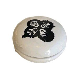 Vtg RARE Kiss Band Memorabilia Elastoform D-4858 Sulzbach Rosenberg White Yo-Yo